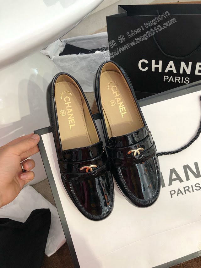 Chanel女鞋 香奈兒2020春夏頂級涼鞋系列 Chanel爆款休閒女單皮鞋  naq1303